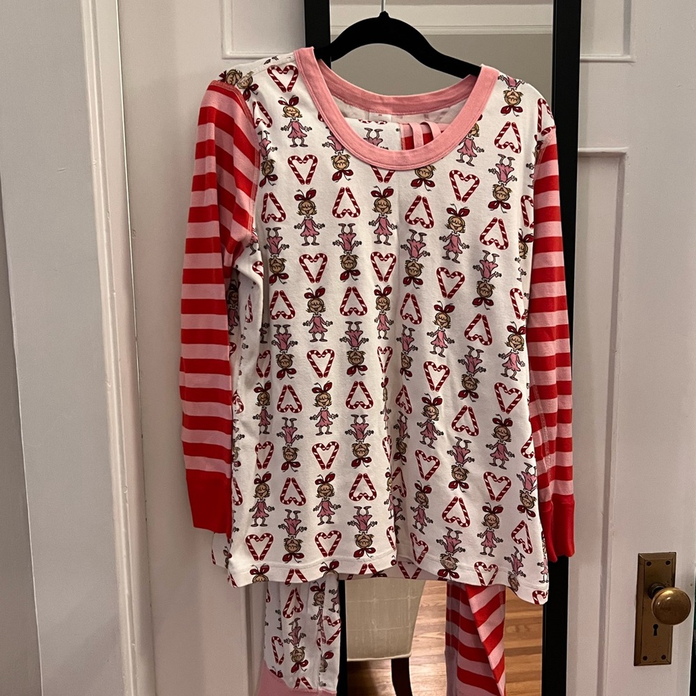 Hanna Andersson XXL Cindy Lou Who matching pajama set. The Grinch. Christmas!